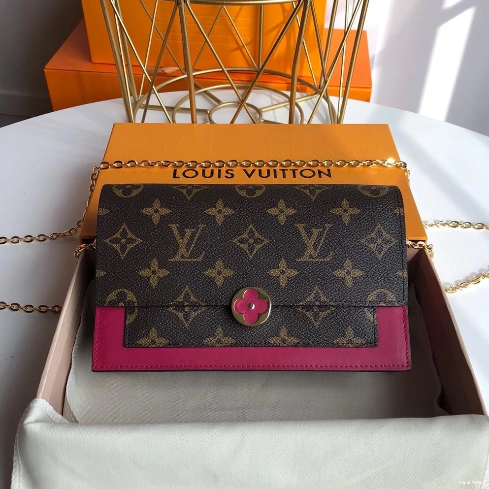 WALLET VUITTON FLORE LOUIS CHAIN 0813